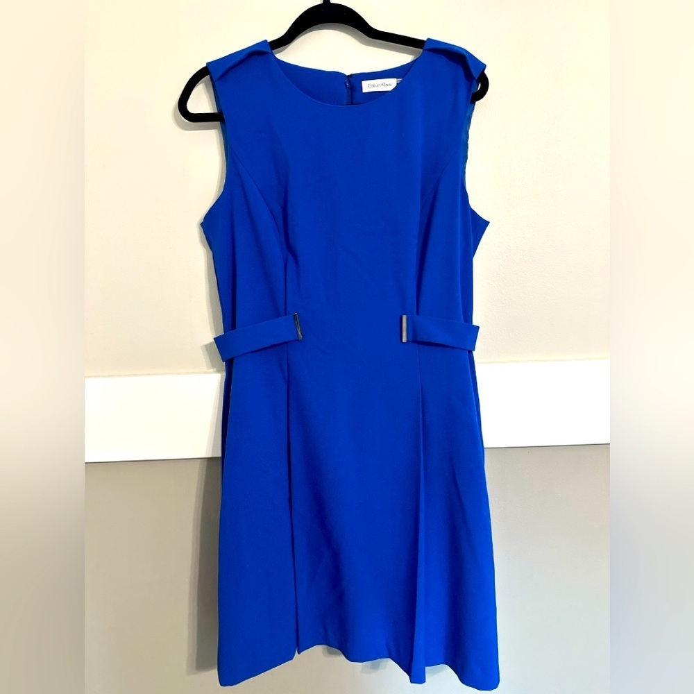 Calvin Klein Sleeveless Midi Dress Womens Size 12